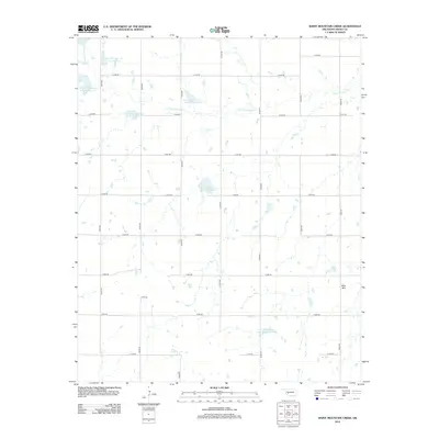2012 Map of Rainy Mountain Creek, 2012 Print