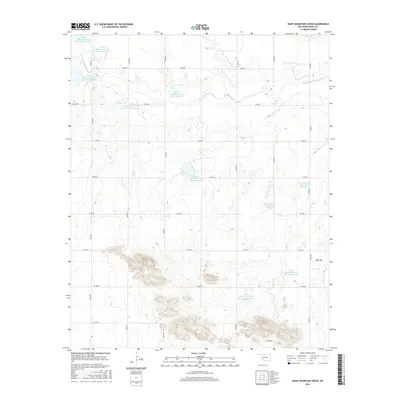 2016 Map of Rainy Mountain Creek, 2016 Print