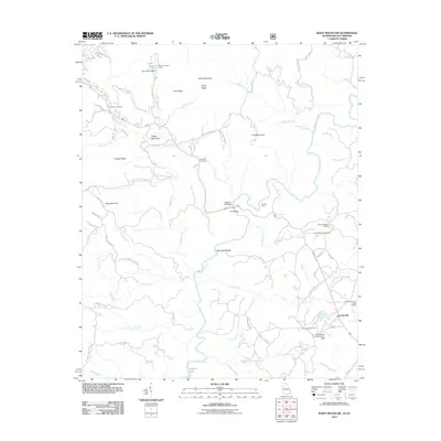 2011 Map of Rainy Mountain, 2011 Print