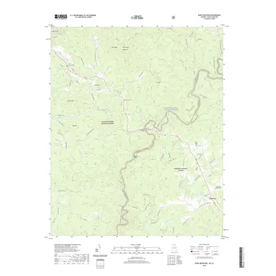 2020 Map of Rainy Mountain, 2020 Print