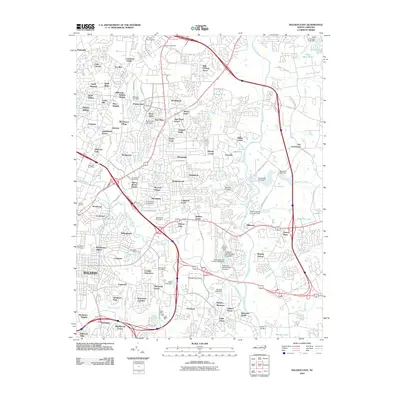2010 Map of Raleigh East, 2010 Print