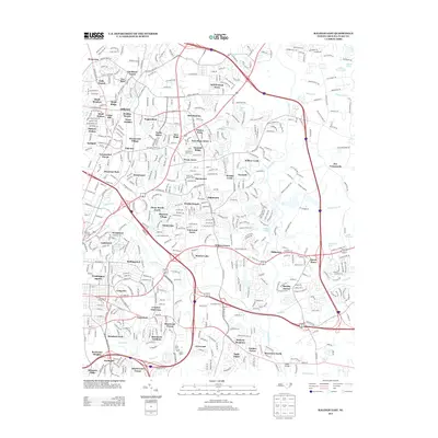 2013 Map of Raleigh East, 2013 Print