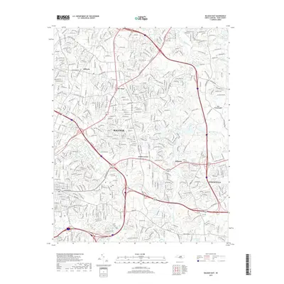 2019 Map of Raleigh East, 2019 Print