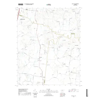 2019 Map of Rally Hill, 2019 Print