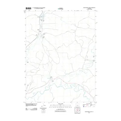 2010 Map of Ralph White Lake, 2010 Print