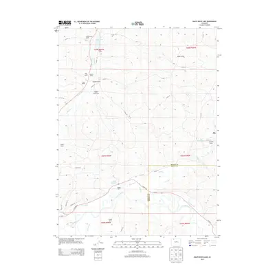 2013 Map of Ralph White Lake, 2013 Print