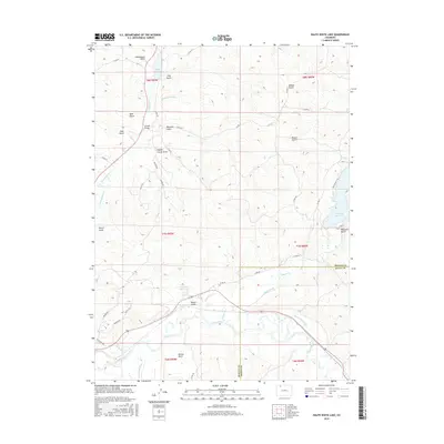 2016 Map of Ralph White Lake, 2016 Print