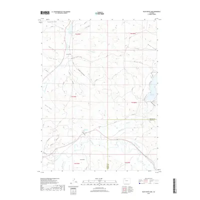 2019 Map of Ralph White Lake, 2019 Print