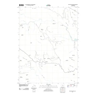 2011 Map of Ralston Buttes, 2011 Print