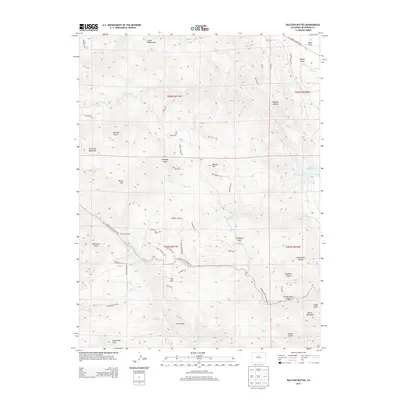 2013 Map of Ralston Buttes, 2013 Print
