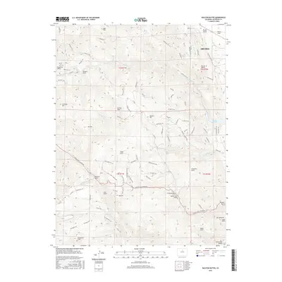 2016 Map of Ralston Buttes, 2016 Print