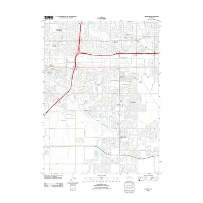 2011 Map of Ralston, 2011 Print