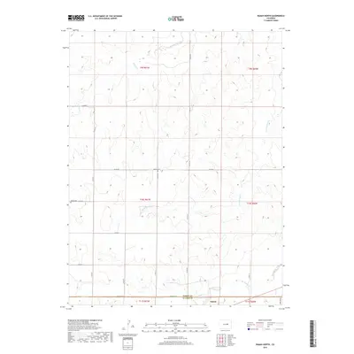 2019 Map of Ramah North, 2019 Print
