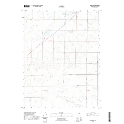 2019 Map of Ramah South, 2019 Print