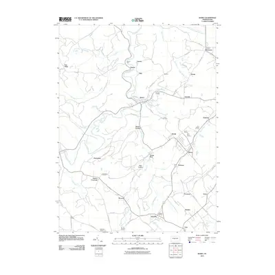 2010 Map of Ramey, 2010 Print