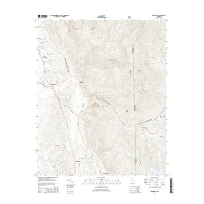 2014 Map of Ramhurst, 2014 Print