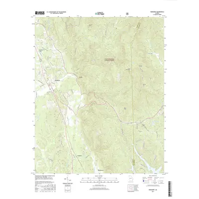 2017 Map of Ramhurst, 2017 Print