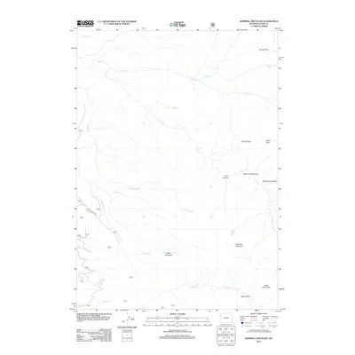 2012 Map of Rammell Mountain, 2012 Print