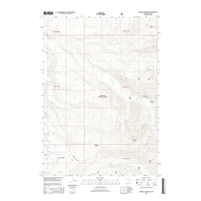 2015 Map of Rammell Mountain, 2015 Print