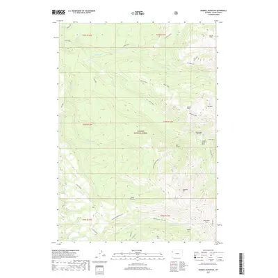 2017 Map of Rammell Mountain, 2017 Print