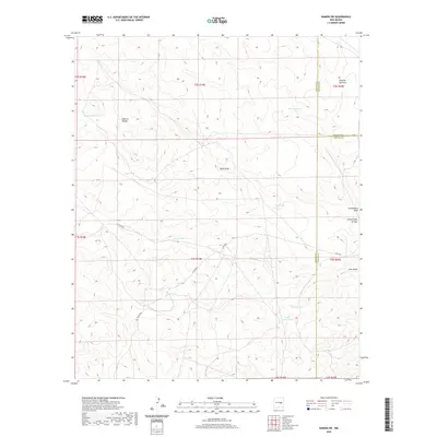 2020 Map of Ramon SW, 2020 Print