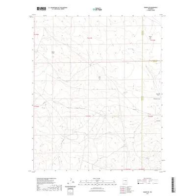 2023 Map of Ramon SW, 2023 Print