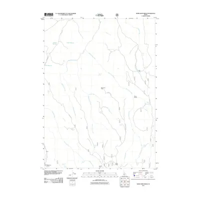 2011 Map of Rams Horn Ridge, 2011 Print