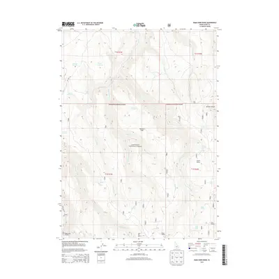 2013 Map of Rams Horn Ridge, 2013 Print