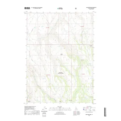 2020 Map of Rams Horn Ridge, 2020 Print