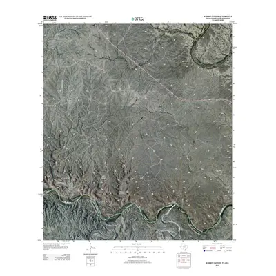 2013 Map of Ramsey Canyon, 2013 Print