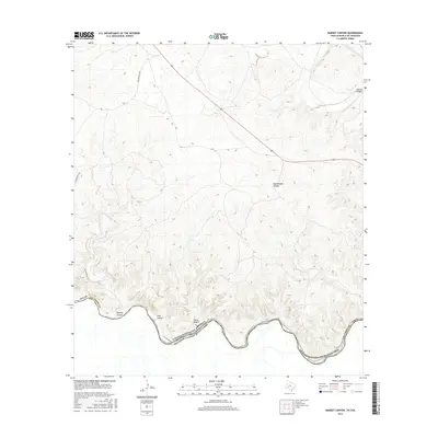 2016 Map of Ramsey Canyon, 2016 Print