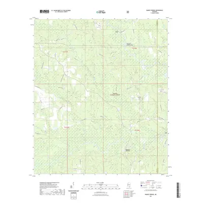 2021 Map of Ramsey Springs, 2021 Print