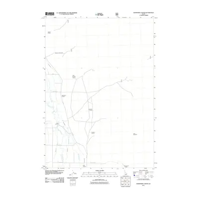 2011 Map of Ramshorn Canyon, 2011 Print