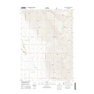 2013 Map of Ramshorn Canyon, 2013 Print