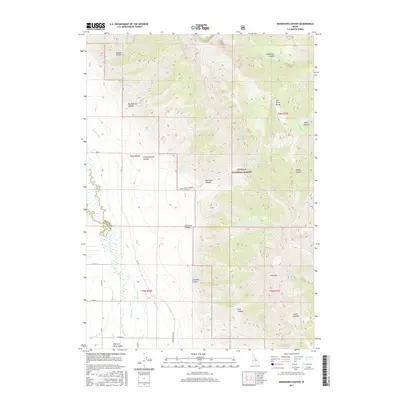 2017 Map of Ramshorn Canyon, 2017 Print