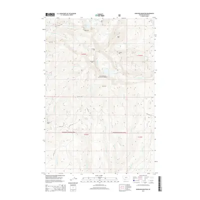 2014 Map of Ramshorn Mountain, 2014 Print