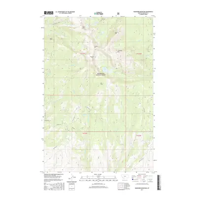 2017 Map of Ramshorn Mountain, 2017 Print