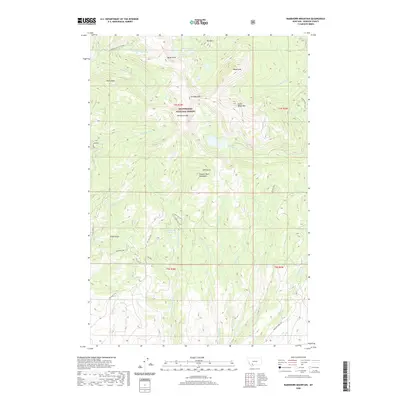 2020 Map of Ramshorn Mountain, 2020 Print