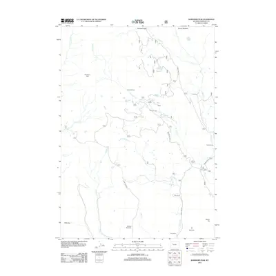 2012 Map of Ramshorn Peak, 2012 Print