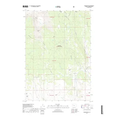 2017 Map of Ramshorn Peak, 2017 Print
