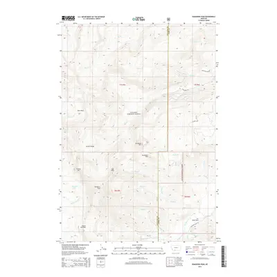2014 Map of Ramshorn Peak, 2014 Print