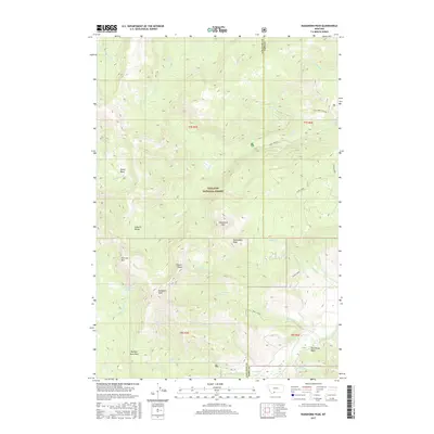 2017 Map of Ramshorn Peak, 2017 Print