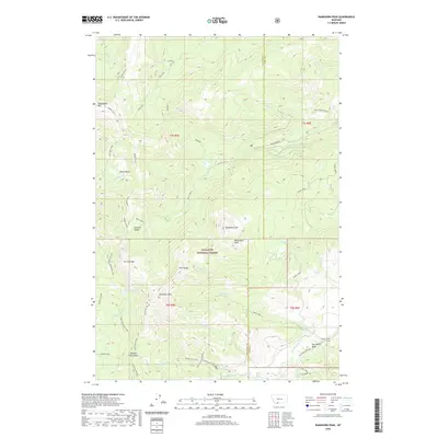2020 Map of Ramshorn Peak, 2020 Print