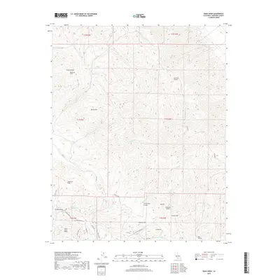 2018 Map of Rana Creek, 2018 Print