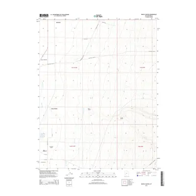 2014 Map of Ranch Canyon, 2014 Print