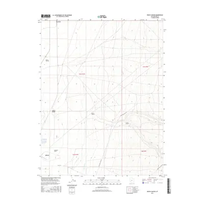 2017 Map of Ranch Canyon, 2017 Print