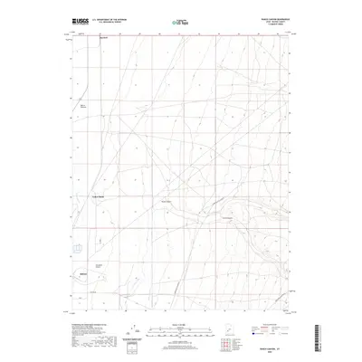 2020 Map of Ranch Canyon, 2020 Print