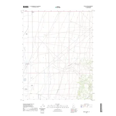 2023 Map of Ranch Canyon, 2023 Print