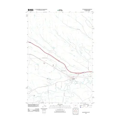 2012 Map of Ranchester, 2012 Print