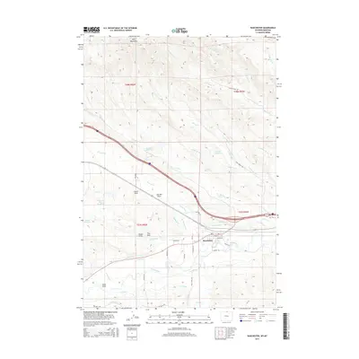 2015 Map of Ranchester, 2015 Print